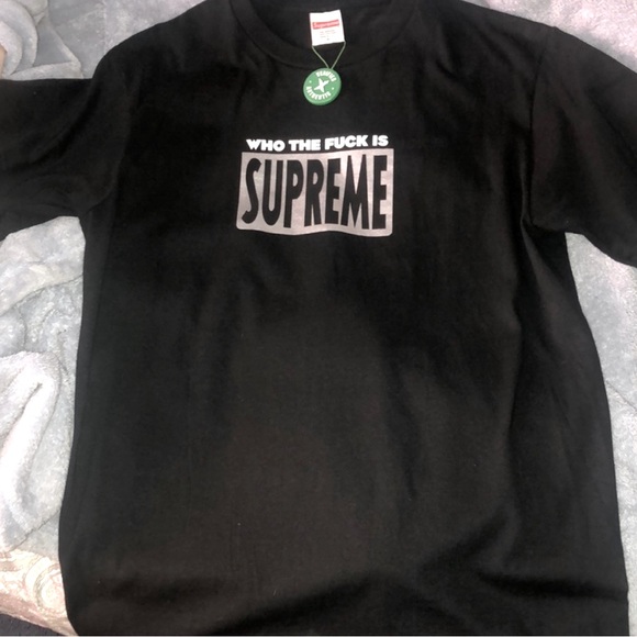 Supreme Other - SUPREME “who the F***”  SS T-shirt. NEW , only tried on.